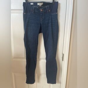 Madewell Maternity Jeans side stretch comfort skinny dark wash women’s size 27